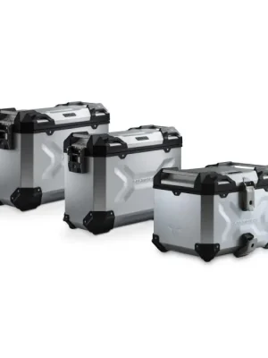 Kracherpreis SW-Motech Adventure-Set Gepäck Silbern passt für Triumph Tiger 1200 Modelle(11-)