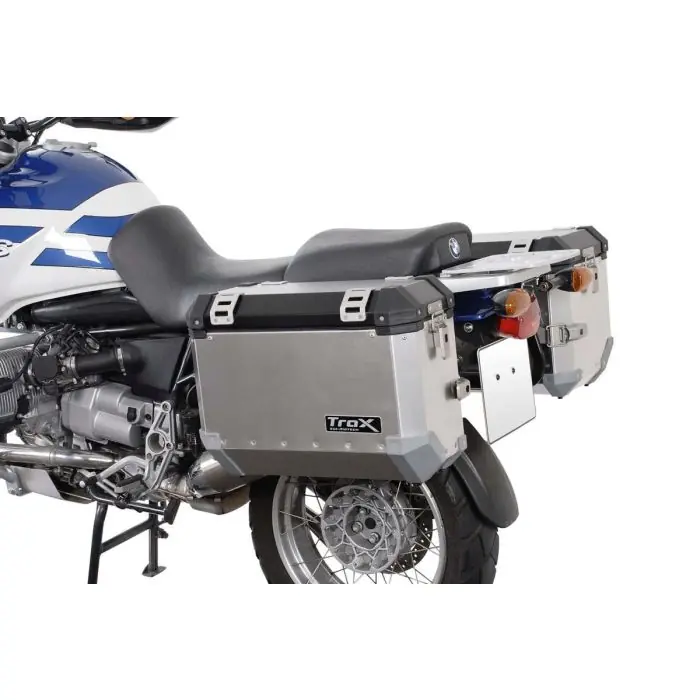 SW-Motech EVO Kofferträger Schwarz passt für BMW R1100GS/R1150GS/R1150GS Adventure. Abverkauf