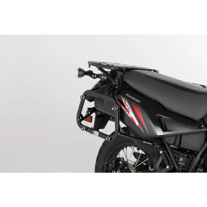 SW-Motech EVO Kofferträger Schwarz Verstärkt passt für Kawasaki KLR650(08-18) Sonderaktion
