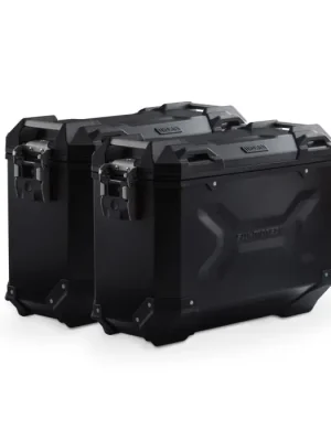 SW-Motech TRAX ADV Alukoffer-System Schwarz 37/37l passt für Honda NC700 S/X, NC750 S/X Expressversand