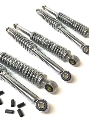 2x 260mm + 4x 280mm Stoßdämpfer Chrom Tieferlegung Set für Simson Duo Top-Angebot