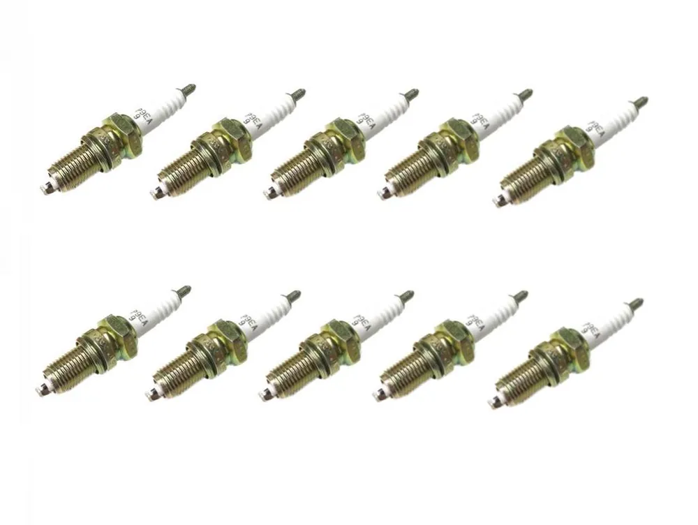 10x Zündkerze DP9EA-9 Zündkerzen Set 10 Stück 10er Pack für Motorrad / Roller Echt