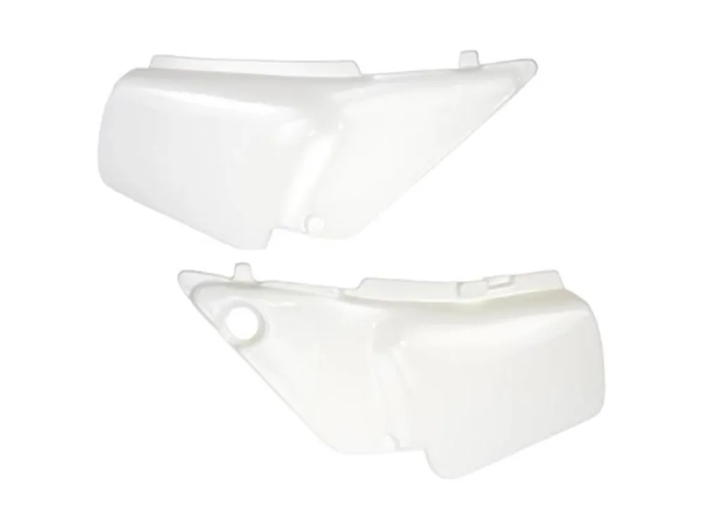 Seitenverkleidung Set Weiß für Honda MT 50 80 Paris Dakar Schneller Versand