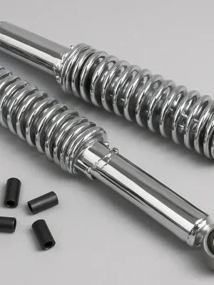 Abverkauf Stoßdämpfer Federbein Set 360 mm Chrom für Zündapp Puch Hercules Kreidler Honda Mofa Moped Mokick