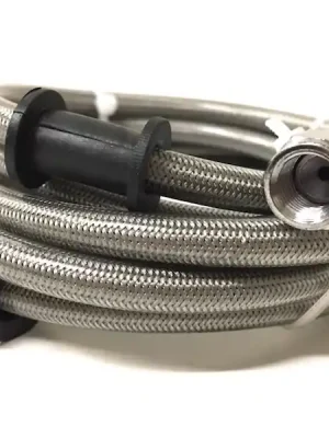 Stahlflex Bremsleitung vorne 110cm – Universal Bremsschlauch für Motorrad Roller Neuheit