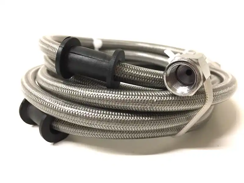 Stahlflex Bremsleitung vorne 110cm – Universal Bremsschlauch für Motorrad Roller Neuheit