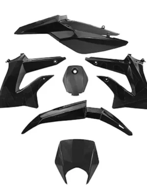 Verkleidung Verkleidungsset 6-teilig Schwarz für Derbi Senda DRD Extreme Online Kaufen