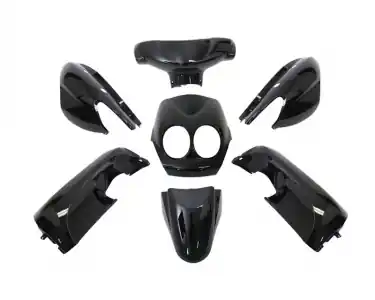 Beliebt Verkleidungssatz Schwarz Metallic für Yamaha Neos MBK Ovetto ab 2007