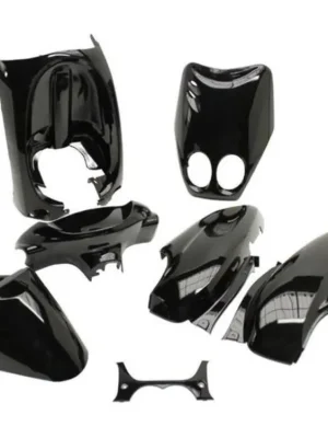Verkleidungsset 7-teilig schwarz für Yamaha Neos MBK Ovetto 50 100 Neue Ware