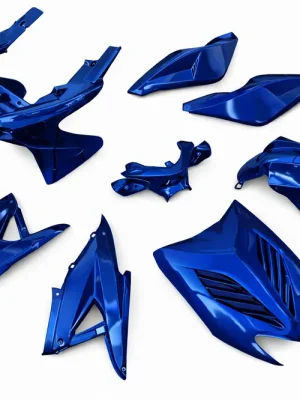 8-teiliges Verkleidungsset Blau für Yamaha Aerox & MBK Nitro 50 Neue Kollektion