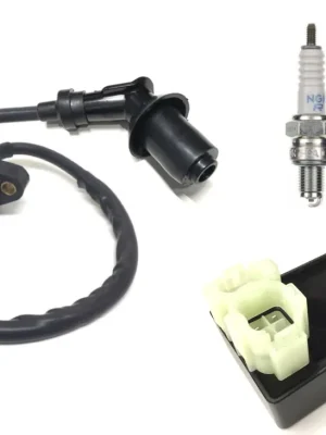 Billig Zündspule Zündkerze Zündkerzenstecker CDI für Peugeot Speedfight 3 50 (4-Takt)