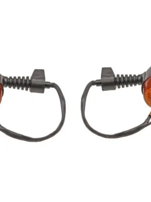 Wochenendangebot Blinker Set hinten rund Orange 12V E-geprüft für Yamaha Aerox MBK Nitro