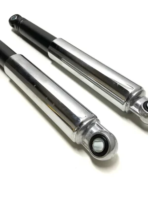 Stoßdämpfer Set 310mm 31cm Schwarz Chrom für DKW Simson Zündapp Mofa Moped Finale Aktion