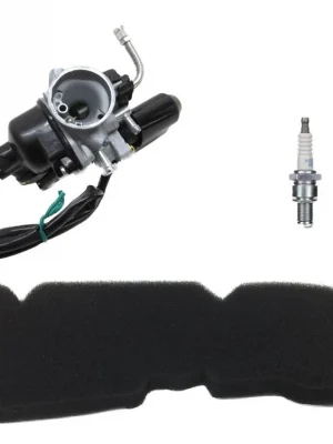 17,5mm Vergaser + Luftfilter + Zündkerze BR9ES Set für Piaggio TPH 50 Preisknaller