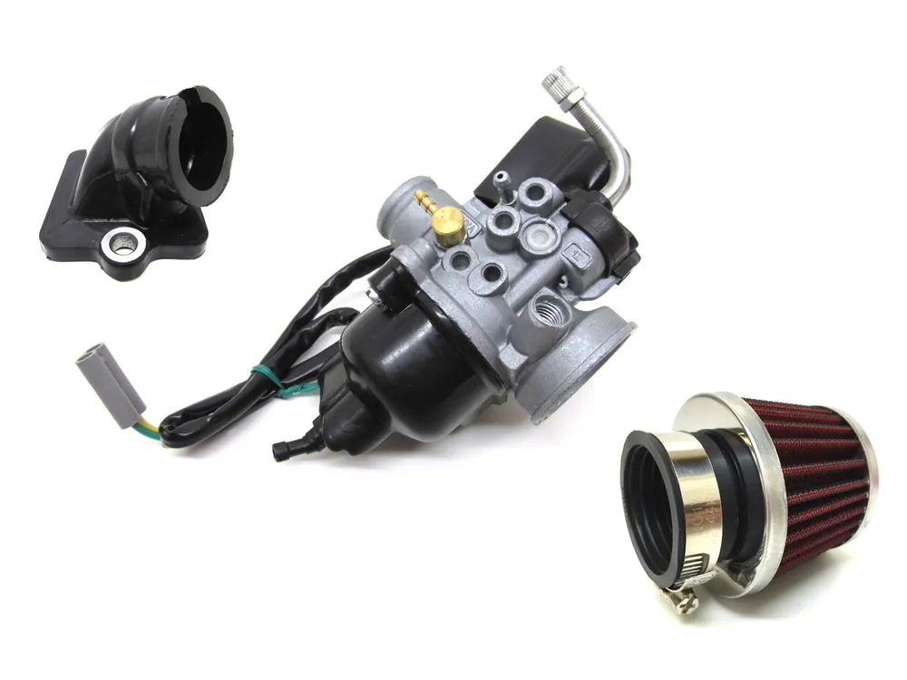 17,5mm Tuning Vergaser Kit inkl. Ansaugstutzen Luftfilter für Piaggio, Gilera Preis Gesenkt