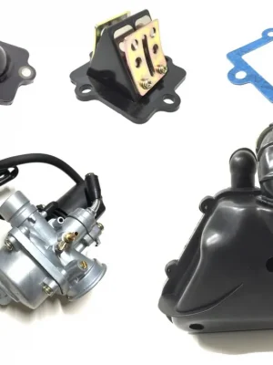 12mm Vergaser Luftfilter Membranblock Ansaugstutzen Set für Generic Spin 50 GE Angebot
