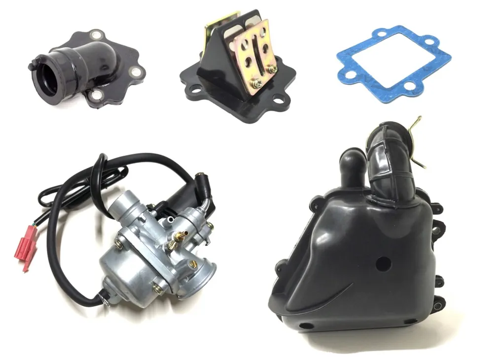 12mm Vergaser Luftfilter Membranblock Ansaugstutzen Set für Generic Spin 50 GE Angebot