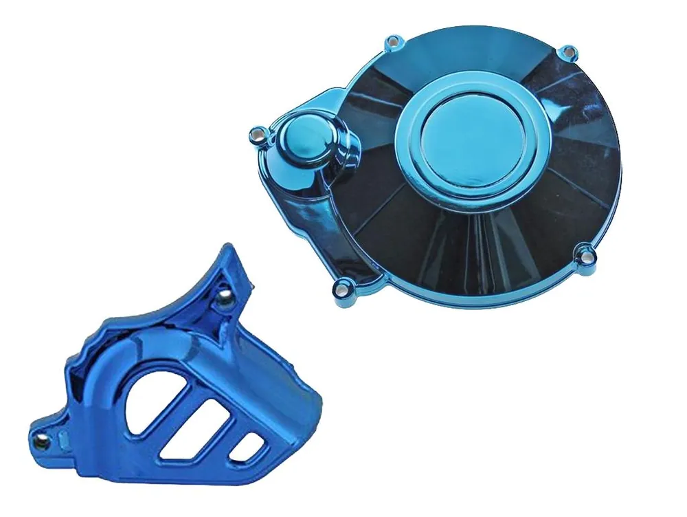 Lichtmaschine + Ritzel Abdeckung Blau für AM6 Aprilia Yamaha MBK Rieju Beta Preis Gesenkt
