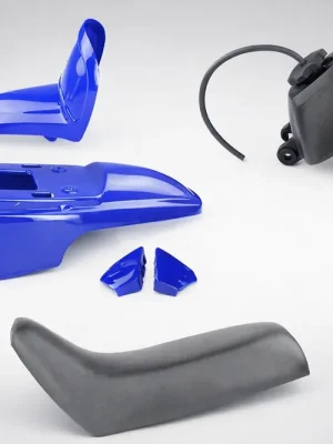 Verkleidungsset mit Tank & Sitzbank für Yamaha PW 50 blau Garantierte Lieferung