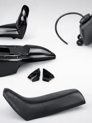 Verkleidungsset mit Tank & Sitzbank für Yamaha PW 50 schwarz Garantierte Lieferung