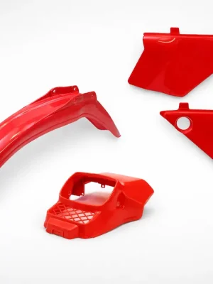 Verkleidung Set Honda MT50 1979-1983 rot Scheinwerfer Seiten Kotflügel Wochenendangebot
