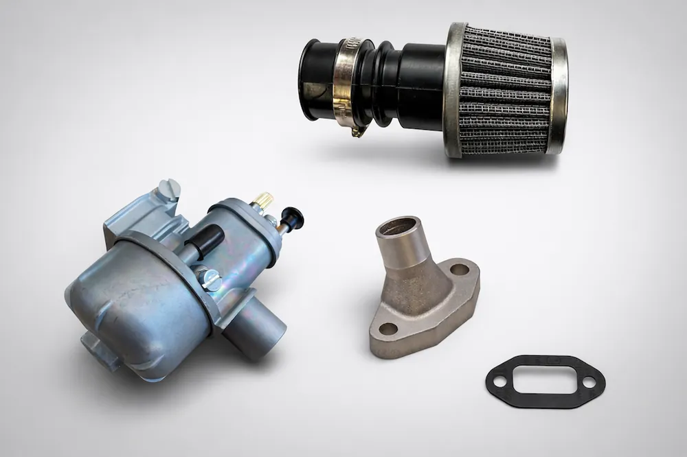 15mm Vergaser Set für Zündapp CS CX GTS KS C 50 mit Luftfilter Knallerangebot