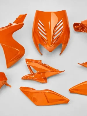 Verkleidungsset Orange 8-teilig für Yamaha Aerox MBK Nitro 1998-2012 Knallerangebot