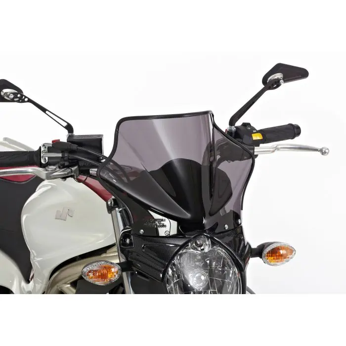 Neu ERMAX Naked-Bike-Scheibe schwarz getönt ABE passt für SUZUKI Gladius 650(09-16)