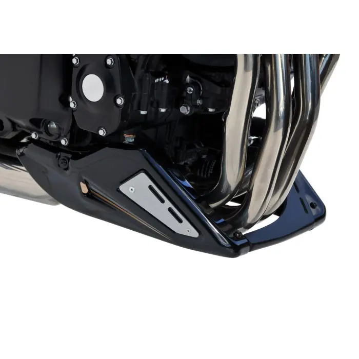 KLW*BODYSTYLE Sportsline Bugspoiler schwarz/silber/gold Metallic Spark Black, 660/15Z ABE passt für KAWASAKI Z900 RS(18-19) Super-Preis