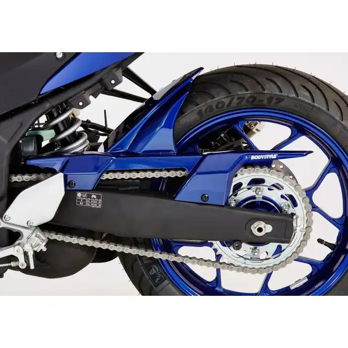 BODYSTYLE Sportsline Hinterradabdeckung blau Race Blu ABE passt für YAMAHA MT-03(16-16)/MT-03(17-17)/YZF-R3(16-16)/YZF-R3(17-18) Direkt Vom Hersteller