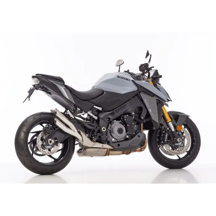 Sofort Bestellen HURRIC Pro 2 Auspuff silber EG-BE passt für SUZUKI GSX-S 1000(21-24)/GSX-S 950(21-24)