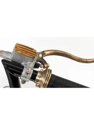 Meistverkauft KustomTech Handbremszylinder 14mm DeLuxe Messing roh für Harley-Davidson