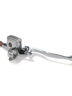 Abverkauf KustomTech Handbremszylinder Classic poliert 14mm für Harley-Davidson mit TÜV!