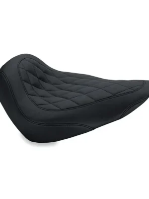 Versand Am Gleichen Tag Mustang Wide Tripper Solo Sitz schwarz Diamond f. Harley-Davidson Softail 00-06