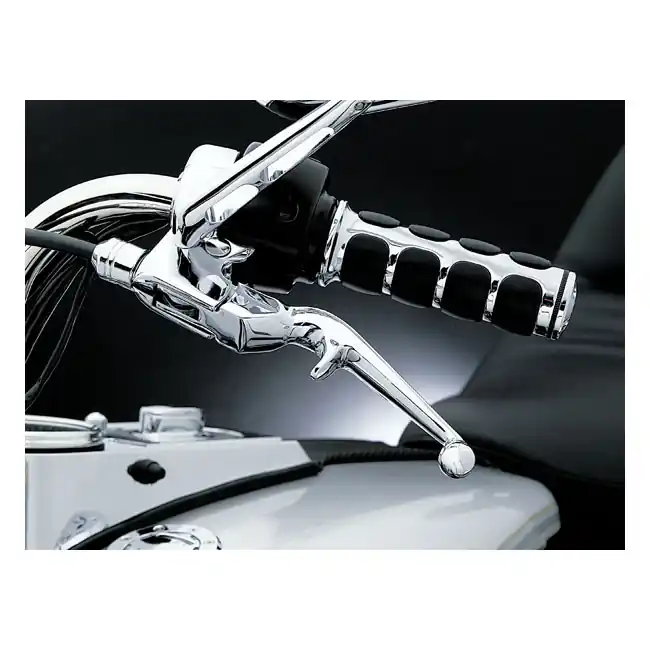 Geprüft Küryakyn Trigger Brems & Kupplungshebel Chrom für Harley-Davidson 96-17
