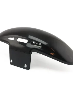 Cultwerk Front Fender Custom V2 Schwarz für Harley-Davidson FatBoy 18-22 Knallerangebot