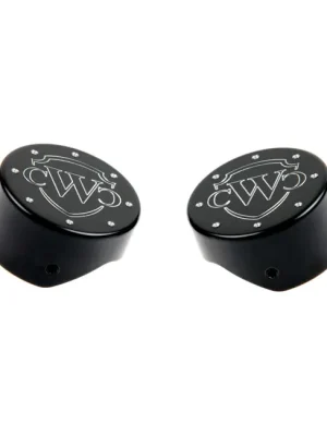 Knallerangebot Cultwerk Top Gabel Cover Schwarz m. Logo f. Harley-Davidson Breakout 18-22