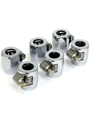 1 Schlauchschelle, Econ-O-Fit, Chrom, 5/16 - 3/8", f. Harley Davidson Abverkauf