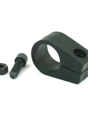 Jagg Rahmenklemme für Ölkühlermontage, 1 1/4", schwarz, für Harley-Davidson Neu