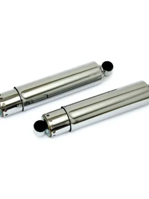 Top-Seller Stoßdämpfer 12" mit Abdeckung Chrom für Harley Davidson FL, FX, FXWG