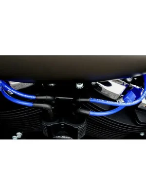 Neue Kollektion Taylor Zündkabel 8mm Pro, blau, f. Harley-Davidson Softail 18-25