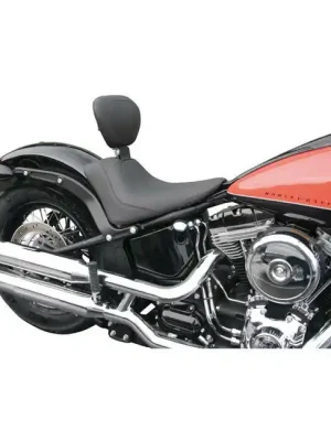 Geprüft Mustang Wide Tripper Solo Sitz Lehne Schwarz f. Harley-Davidson FLS/S, FXS 11-17