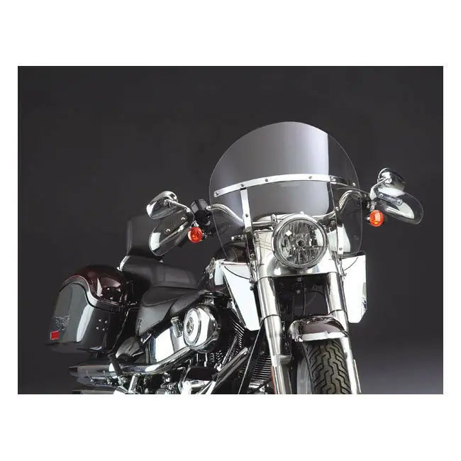 N. Cycles Switchblade Chopped Windshield, klar f. Harley-Davidson FLST 86-17 Preisreduziert
