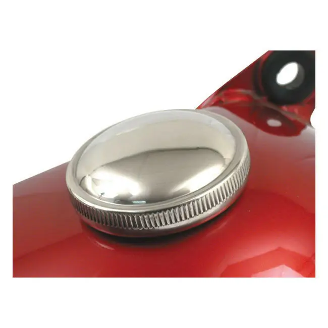 1 Tankdeckel, belüftet, Edelstahl, für Harley - Davidson 83 - 95 Neu
