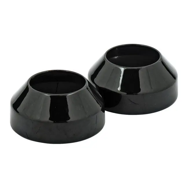 Gabel Staubkappen Cover Schwarz Harley- Davidson Dyna 06-17 Saisonangebot