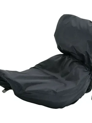 Garantierte Lieferung Mustang Solo Sitz-Abdeckung Lehne bei Regen, Schwarz, Nylon für Harley-Davidson