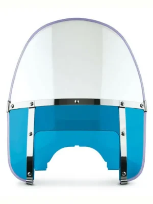 Rabatt National Cycles Heavy Duty Windshield, blau für Harley-Davidson FL/H, FLHS 60-93