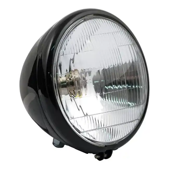 Scheinwerfer Springer Schwarz 12V, für Harley-Davidson 36-54 Top-Seller