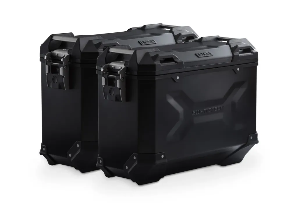 Nur Für Kurze Zeit SW-Motech DUSC Hartschalenkoffer-System Schwarz. 41/41 l. Suzuki V-Strom 1000 (14-19).