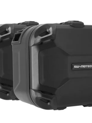 SW-Motech DUSC Hartschalenkoffer-System Schwarz. 33/33 l. Suzuki DL 650 (16-). Highlight
